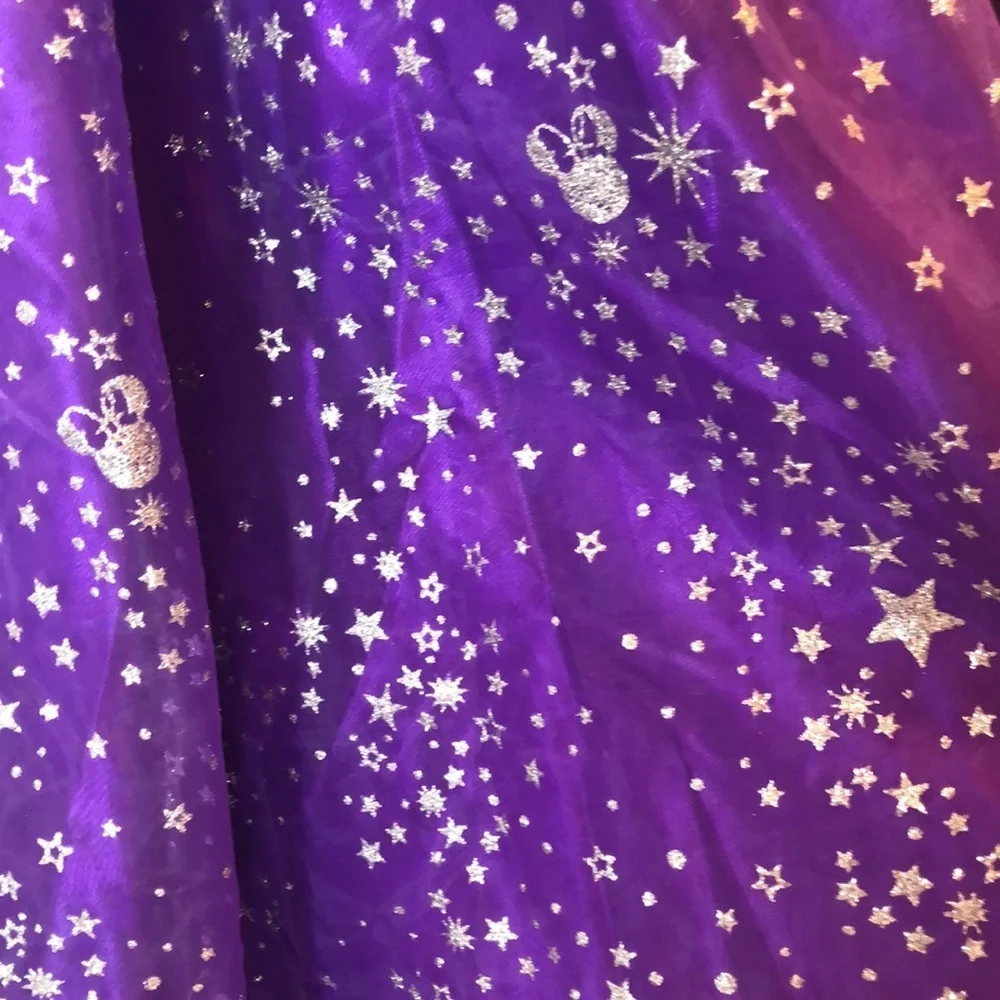 Disney Minne Mouse Princess Witch Purple Orange Sparkle Costume Girls 130 7/8